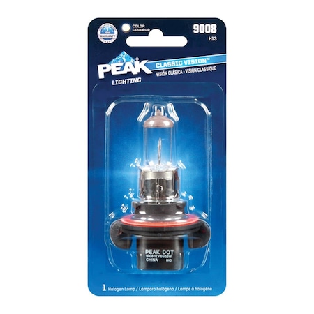 Peak Classic Vision 12.8 V Halogen T5 Automotive Bulb - 9008 H13 8020203
